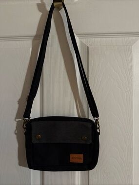 AOCINA cell phone purse wallet canvas crossbody black